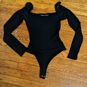 Naked Wardrobe Get off My Shoulders Bodysuit